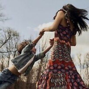 ANTHROPOLOGIE COREY LYNN CALTER DORIANE MIDI DRESS